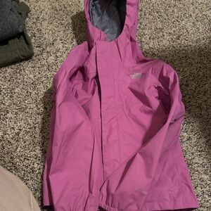 The North Face Fuchsia Hooded Dryvent Jacket